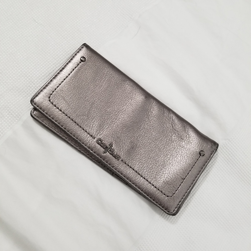 Cole Haan metallic wallet